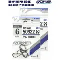 Крючки рыболовные Owner Pin Hook №6 8 шт 2 упаковки