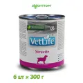 Vet Life Dog Struvite консервы для собак для растворения струвитных уролитов Курица, 300 г. упаковка 6 шт