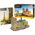 3D Пазл CubicFun National geographic Нотр-Дам-де-Пари 128 деталей