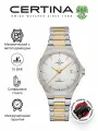 Наручные часы Certina, серебряный, золотой