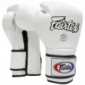 Боксерские перчатки Fairtex BGV9 Mexican Style White. 12oz