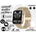 Умные часы MELANDA ULTRA 2, новинка 2024, голосовой ассистент, водонепроницаемость IP68, розовое золото