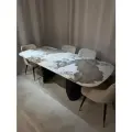 Стол из керамогранита 200х90см Mesa design Patagonia. Подстолье металл
