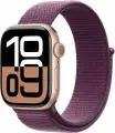 Умные часы Apple Watch Series 10 42mm Rose Gold Aluminium Case With Plum Sport Loop