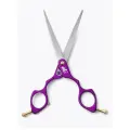 Профессиональные ножницы для груминга ножницы TAA 6.5 SCW65 purple изогнутые, ножницы для стрижки кошек и собак