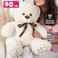 Большой плюшевый медведь 90 см I Love You молочный мягкая игрушка