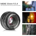Объектив Meike 35mm f1.4 для Sony E-mount Fuji X-T Canon EOS-M, Fuji