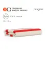 Махровое полотенце Pragma Simso 70х140 см, ягодный полосатый