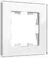 Рамка 1-м BRITE РУ-1-2-БрБ стекло бел. IEK BR-M12-G-K01