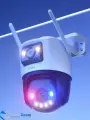 IMOU Cruiser Dual 2 6Мп (3MP+3MP) - камера видеонаблюдения WiFi уличная, умная поворотная цифровая IP видеокамера для улицы 2304x1296