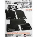 Ворсовые коврики в салон автомобиля Mercedes-Benz GL X166, GLE W166, GLS X166, GLE Coupe C292, W166 ML /2011-2019