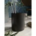 Органайзер для ванной комнаты, стакан для зубных щеток в дом, держатель кисточек и расчесок Bordeaux черный глянцевый.