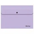 12 шт. Папка-конверт на кнопке Berlingo Instinct А4, 330мкм, лаванда