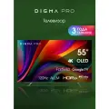 55 Телевизор DIGMA PRO OLED 55M, OLED, 4K Ultra HD, черный, смарт ТВ, Google TV