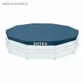 Тент на бассейн INTEX, каркасный, диаметр 305 см, ПВХ, 28030
