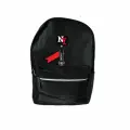 Рюкзак для школьника черный красная нашивка New York , материал нейлон водоотталкивающий , вместительный