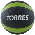 Медбол TORRES AL00224, 21.9 см, 4 кг черный/зеленый 21.9 см 4 кг