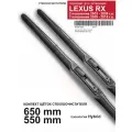 Щетки стеклоочистителя для Lexus RX - гибридные дворники для Лексус RX, комплект.