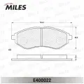 MILES E400022 Колодки тормозные дисковые перед