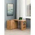 Стол угловой письменный трансформер, комод 105х50х75 см, Дуб Вотан. Столешница 25 мм.