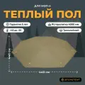 Теплый пол в палатку МФП-4, трехслойный, утепленный пол для палатки