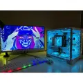 Игровой ПК White Intel I7 + видеокарта RX580 8gb + опер память 16 ГБ RAM + SSD 512гб