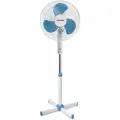 Напольный вентилятор SONNEN FS40-A104 Line, 45 Вт, 3 скоростных режима, белый/синий, 451034