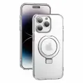 Чехол Магнитная застежка-кольцо Keephone Magico MagSafe для iPhone 15-Прозрачный