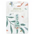 Закладка зажим магнитный FILOFAX Botanical Magnetic Clip двусторонняя листва