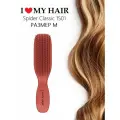 I LOVE MY HAIR / Расческа для распутывания волос Spider Classic, 1501 М коралловая