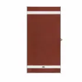 Полотенце махровое Lacoste Casual Terre коричневое 70x140 см для душа хлопковое