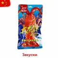 Снеки из соевого мяса Лобстер Sudalongxia, вяленые, мучные 26 г, Китай