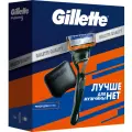 Набор Gillette Fusion5  со сменной кассетой + чехол, черный