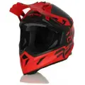 Мотошлем кроссовый взрослый Acerbis STEEL CARBON Red 2, S