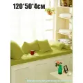 Матрас-подушка на подоконник Mura Light Green 120*50*4см