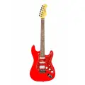 Электрогитара Stratocaster Красная Fabio ST200 MATT RD H+S+S, 1V+2T (Электрогитара для начинающих)