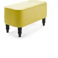 Банкетка пуф MONOFIX БУНО в прихожую, спальню, экокожа желтый