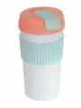 Термокружка Kiss Kiss Fish Радуга, нержавеющая сталь/пластик, 0,49 л, цвет мятный