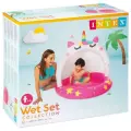 Детский надувной бассейн с навесом intex Катикорн 102х102 см 1-3 лет 58438 /Бассейн для дачи
