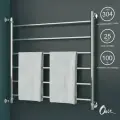 Полотенцесушитель Водяной широкий Onix Classic Left 800x800 с боковым подключением слева, полный комплект