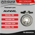 Диск тормозной (1шт) передний для HAVAL M6 2014- . HAVAL H6. GREAT WALL MOTORS HOVER H6 . ACURA CDX