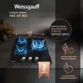 Варочная панель Weissgauff HGG 451 BGH WOK-конфорка, Рукоятки Hi-Tech, газ-контроль