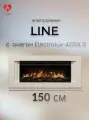 Электрокамин Line BG с очагом Electrolux EFP/P - 4220LS (диагональ 42 дюйма, яркое пламя, пульт, звук, обогрев)