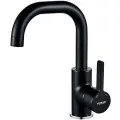 Смеситель для раковины с поворотным изливом Ledeme R L1099B черный
