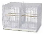 Kredo Клетка для птиц 603 двойная (60*42*41 см) Цвет белый
