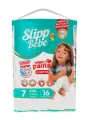 Подгузники-трусики детские SLIPP BEBE № 7 (18 кг+) 16 шт