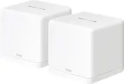 Mercusys HALO H60X(2-PACK) Бесшовный Mesh роутер Halo H60X(2-pack) AX1500 10/100/1000BASE-TX белый (упак:2шт)