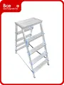 Стремянка алюминий 5 ступеней двухсторонняя (увеличенная площадка).