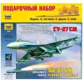Сборная модель ZVEZDA Российский многоцелевой истребитель завоевания превосходства в воздухе Су-27СМ (7295ПН) 1:72