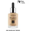 CATRICE Тональная эмульсия HD Liquid Coverage Foundation, 30 мл/130 г, оттенок: 036 Hazelnut Beige, 1 шт.